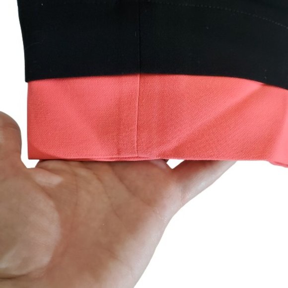 Cedric Charlier Couture Made in Italy Contrasting Cuff Ankle Pants Size 6 - Picture 3 of 13